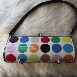Little earth tin polka dot purse